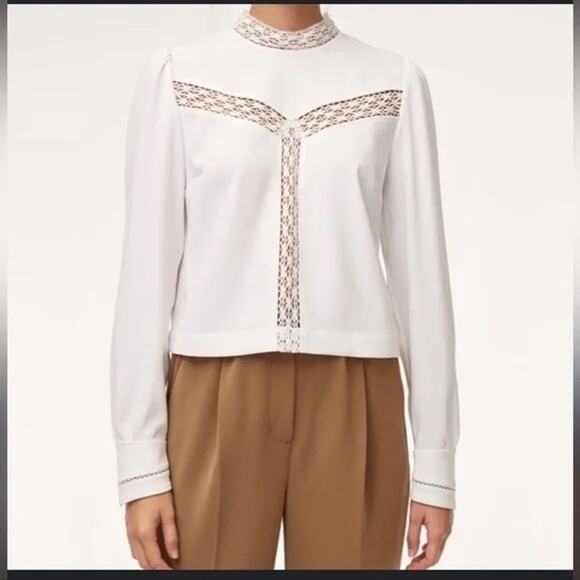 Wilfred White Delaney Blouse NWOT Size M - Picture 1 of 8